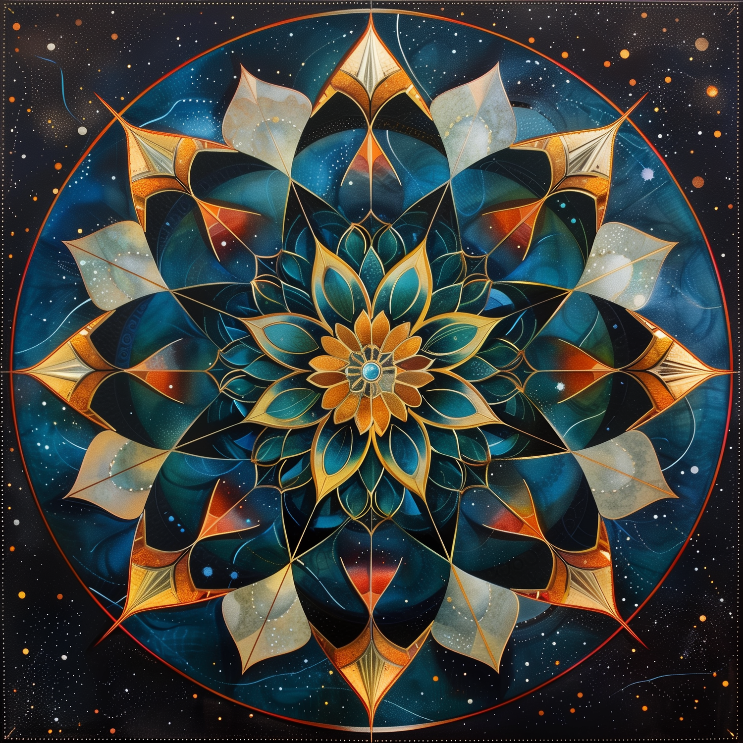 Cosmic Symbols & Geometric Mandalas