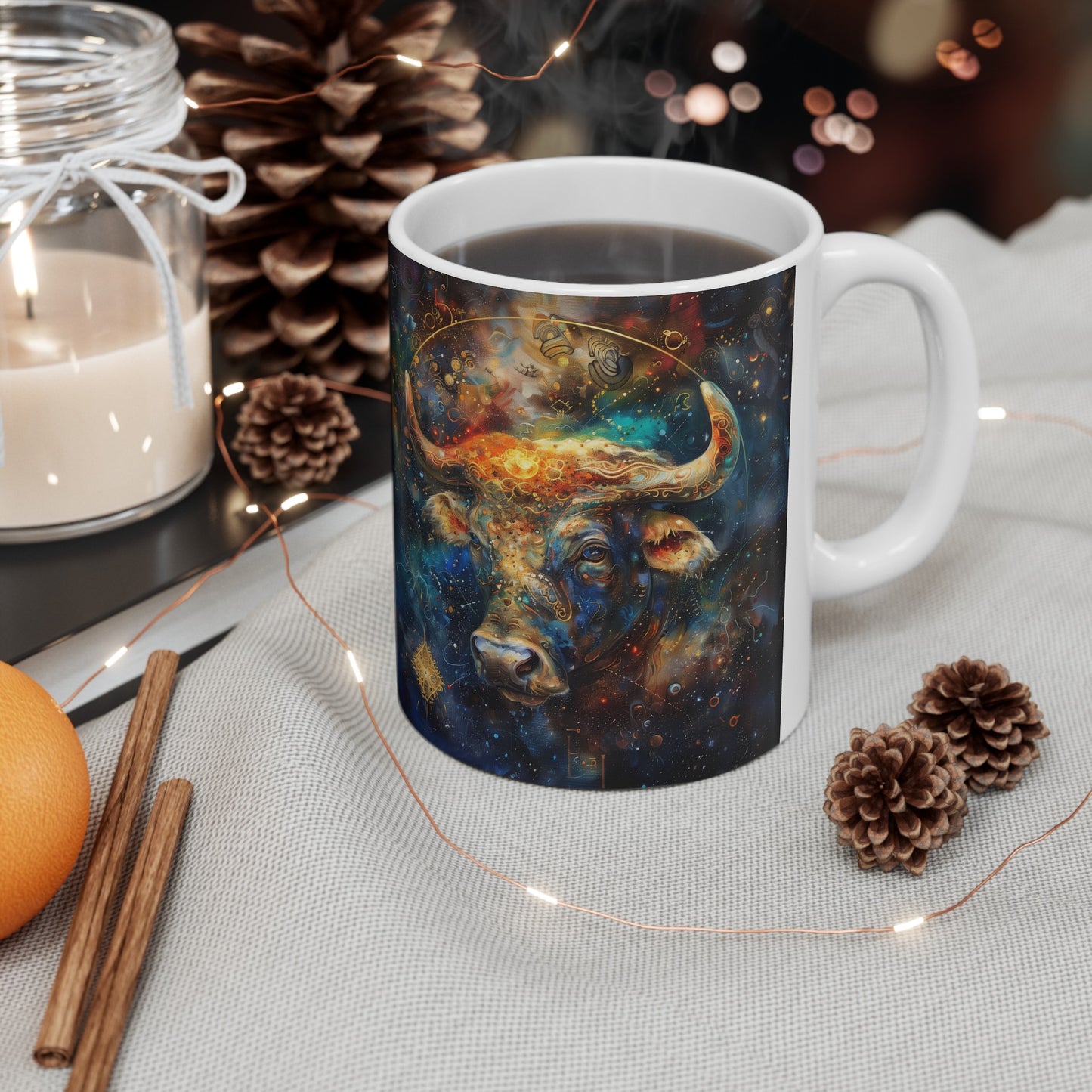 Taurus Celestial #2 - Ceramic Zodiac Mug Collection