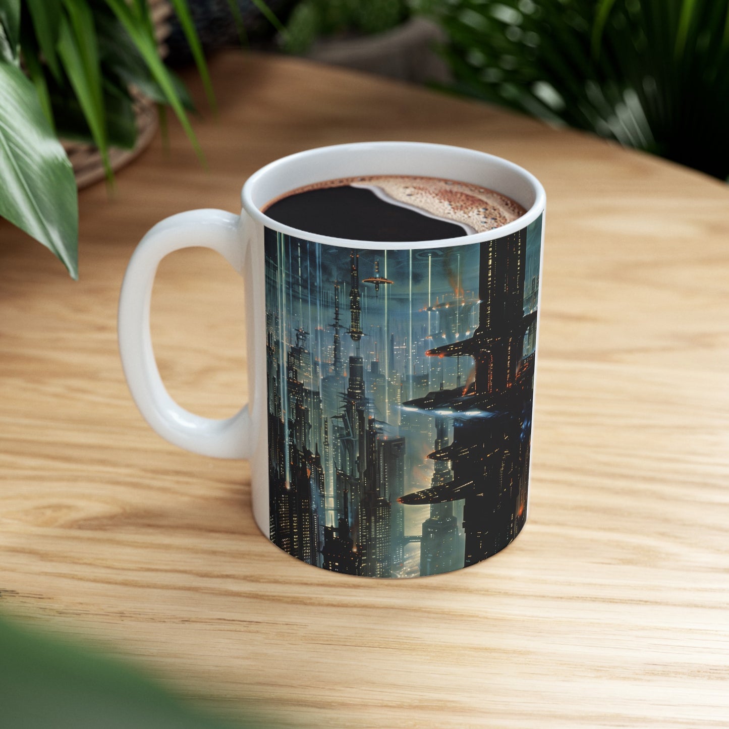 Futuristic City B - Ceramic Mug Collection