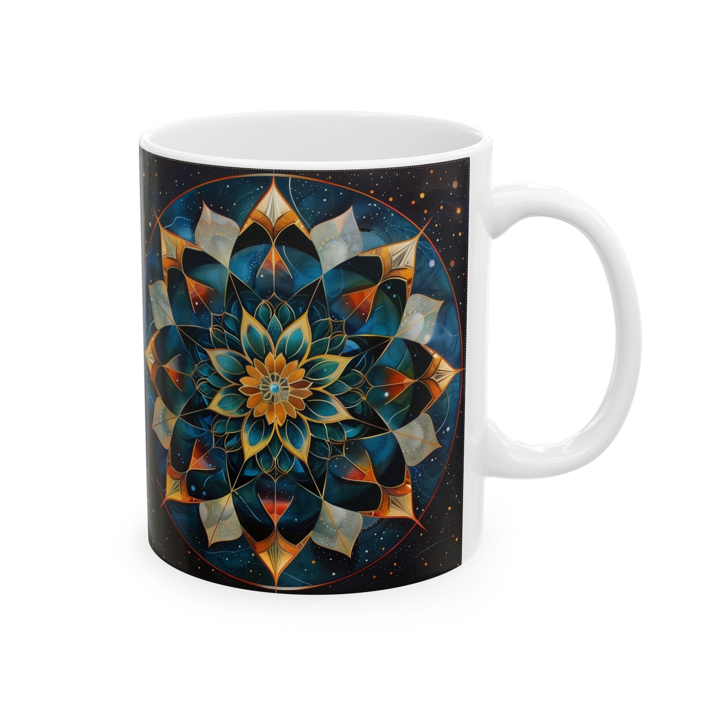 Geometric Mandala A - Ceramic Mug Collection