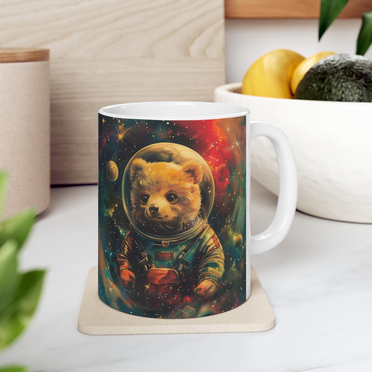 Cute Space Bear A - Ceramic Mug Collection