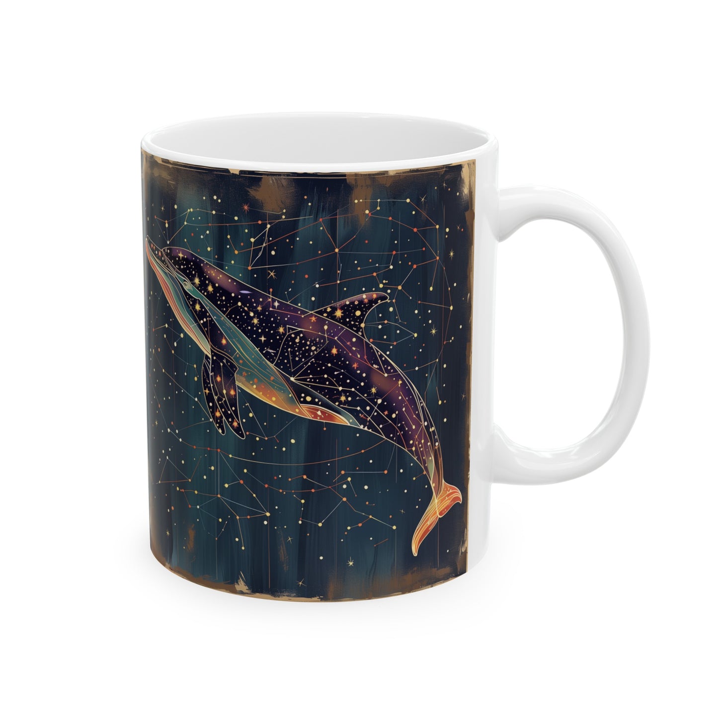 Cosmic Dolphin A - Ceramic Mug Collection