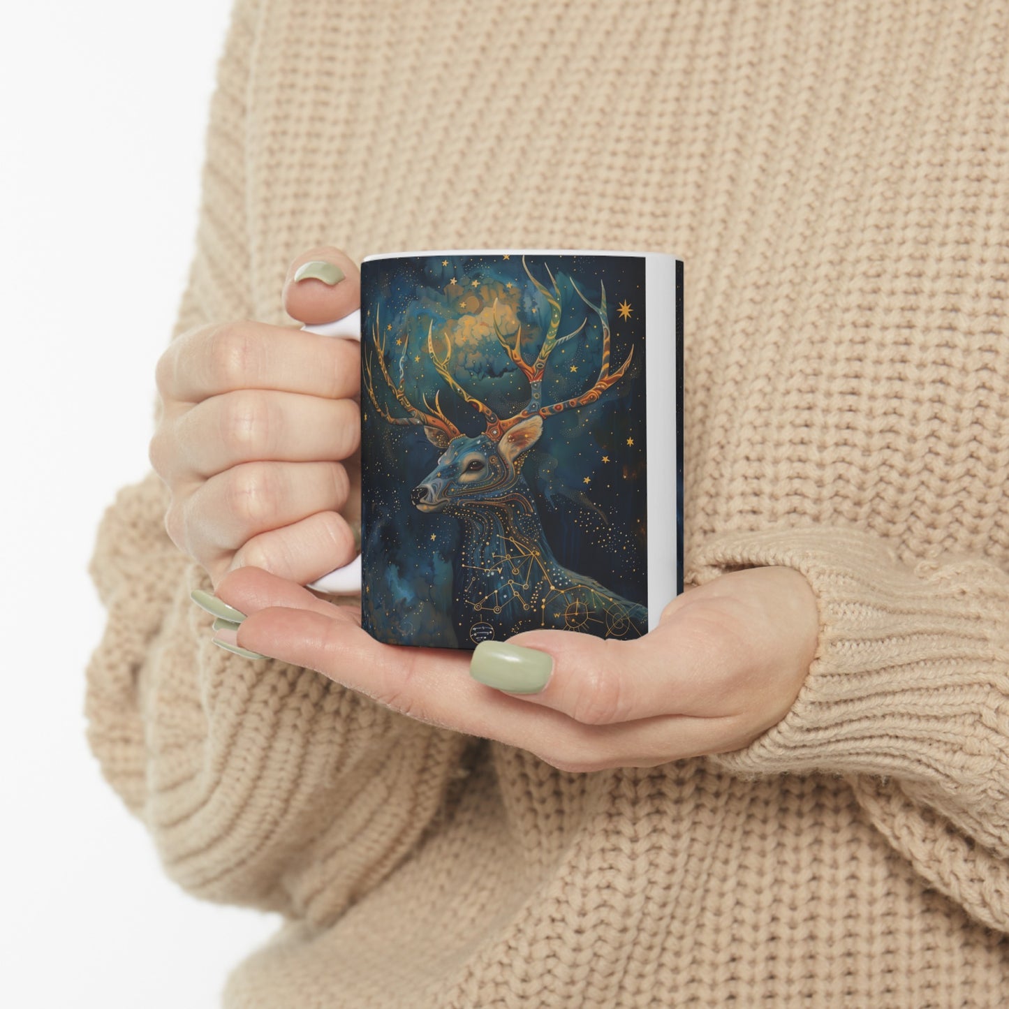 Cosmic Deer C - Ceramic Mug Collection