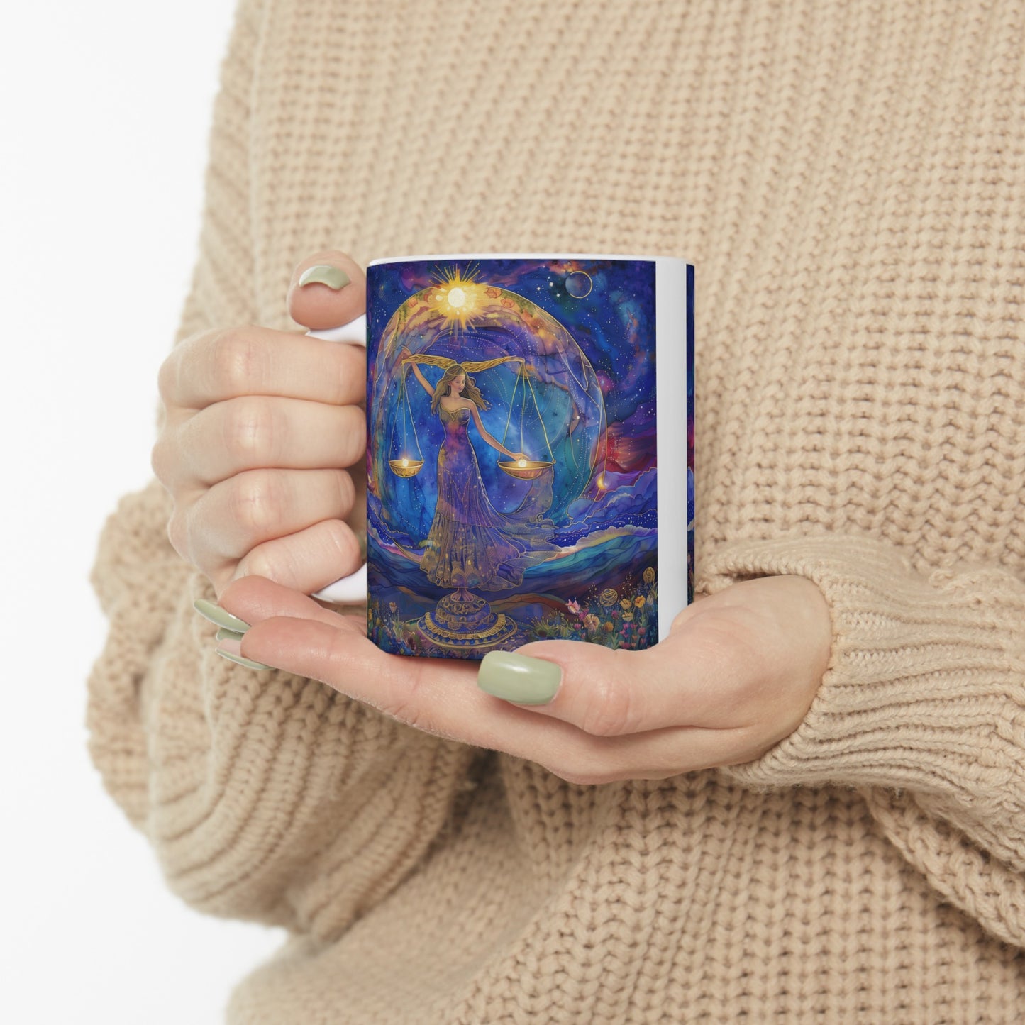 Libra Celestial #3 - Ceramic Zodiac Mug Collection