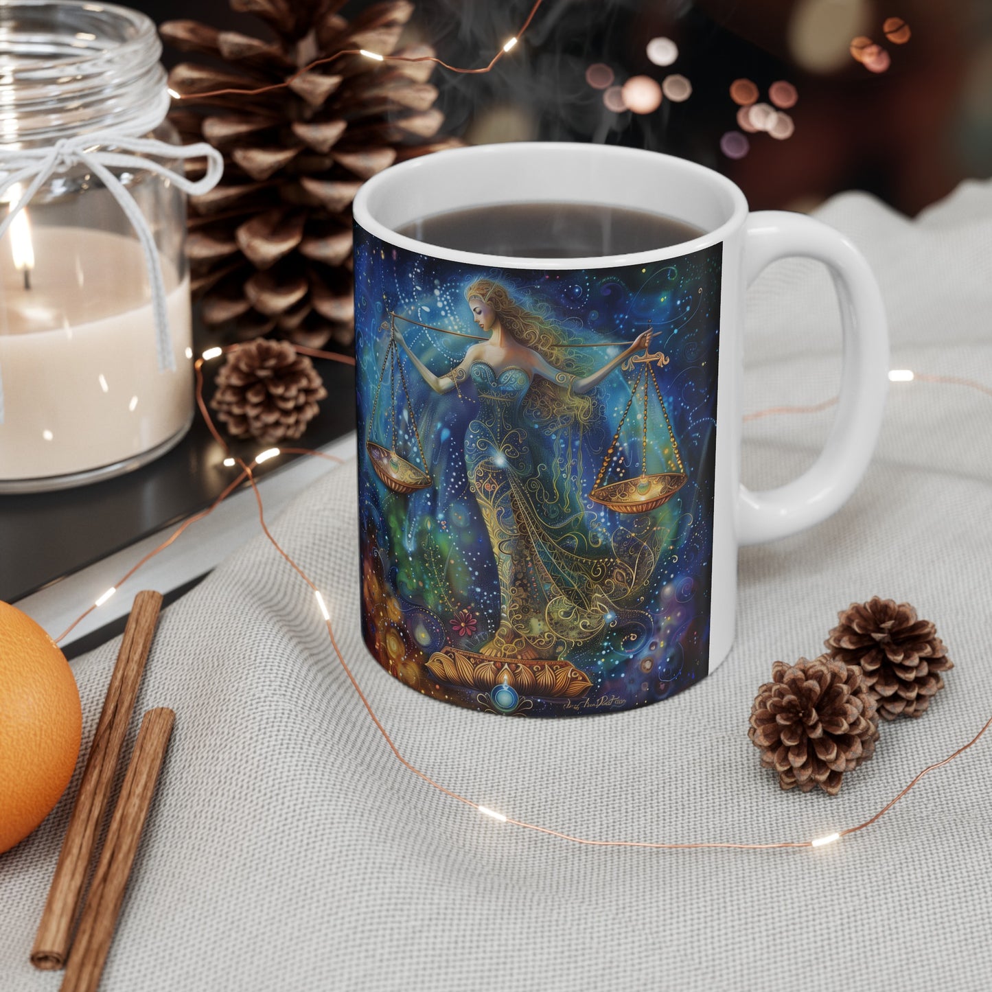 Libra Celestial #1 - Ceramic Zodiac Mug Collection