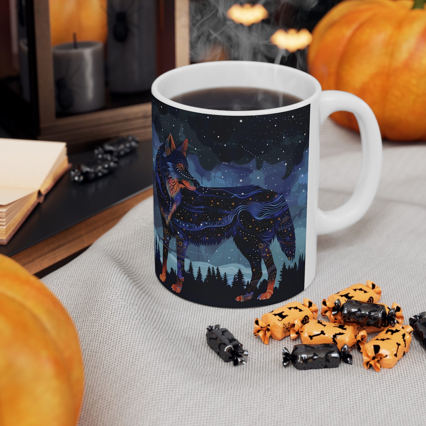 Cosmic Wolf A - Ceramic Mug Collection