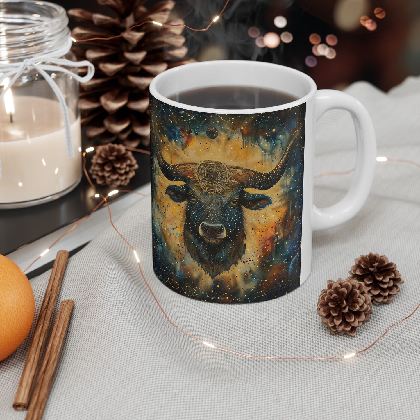 Taurus Celestial #4 - Ceramic Zodiac Mug Collection