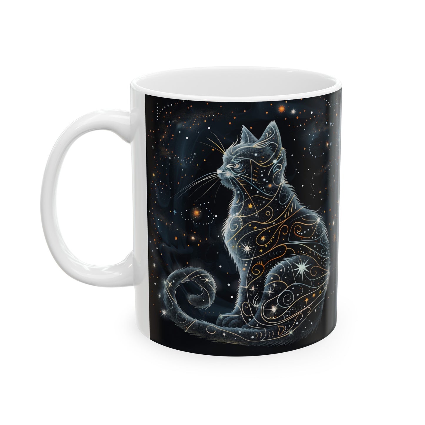 Cosmic Cat C - Ceramic Mug Collection