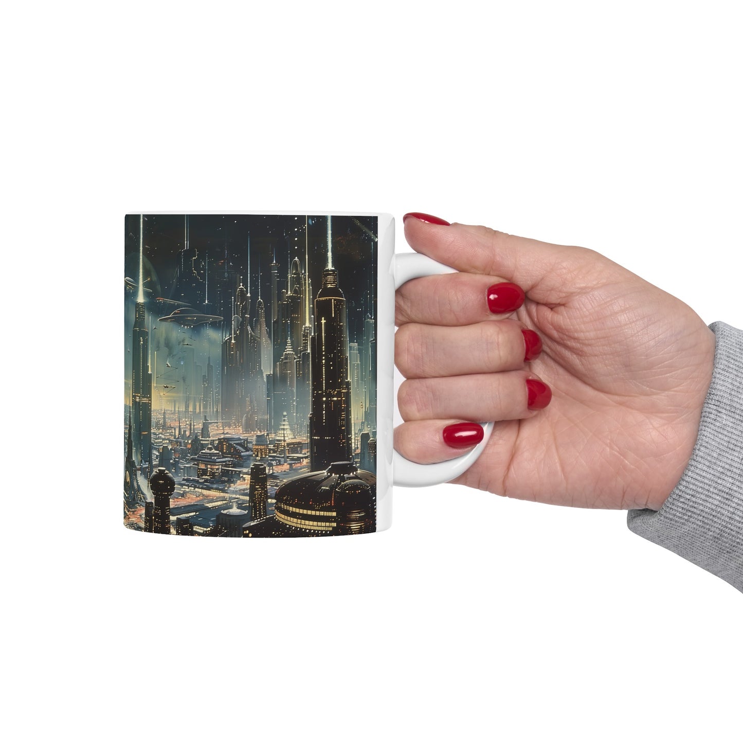 Futuristic City A - Ceramic Mug Collection