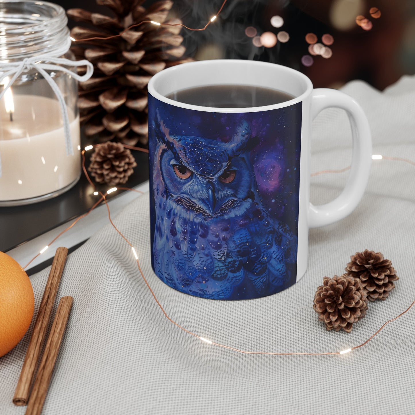 Cosmic Owl B - Ceramic Mug Collection