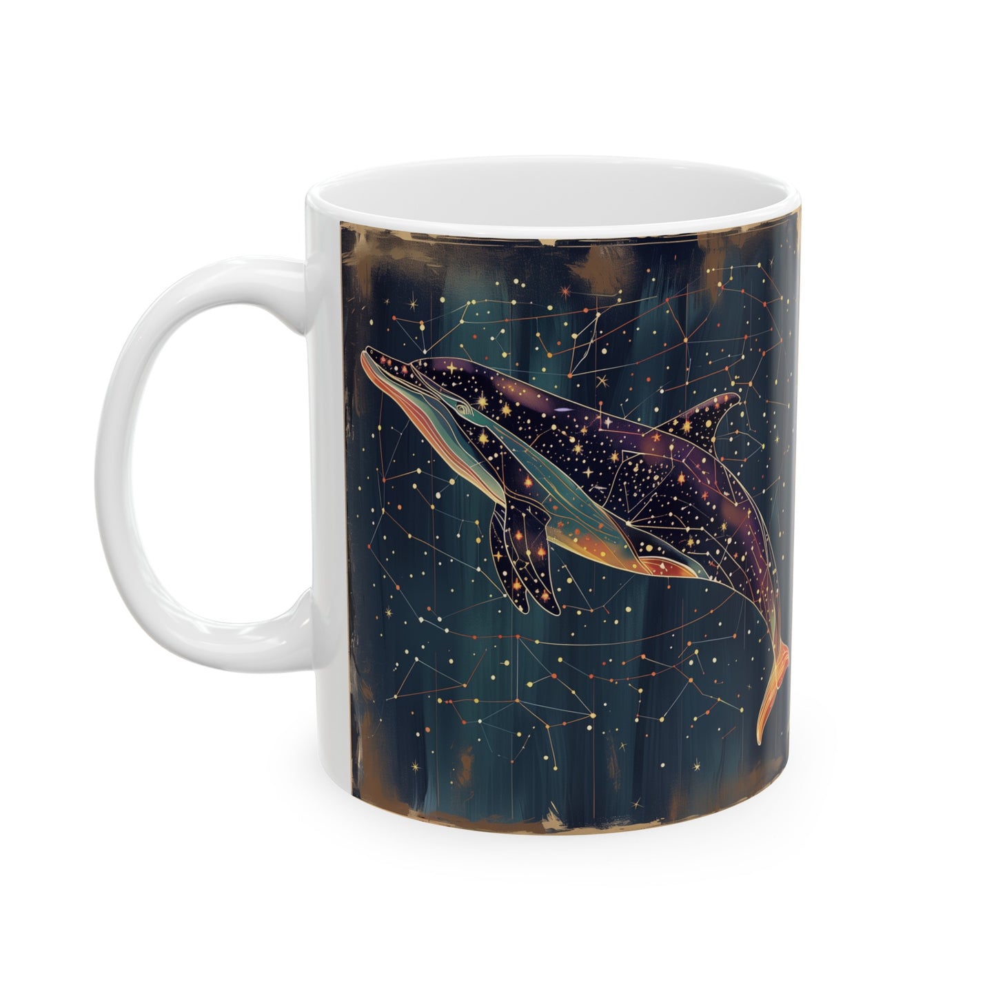 Cosmic Dolphin A - Ceramic Mug Collection