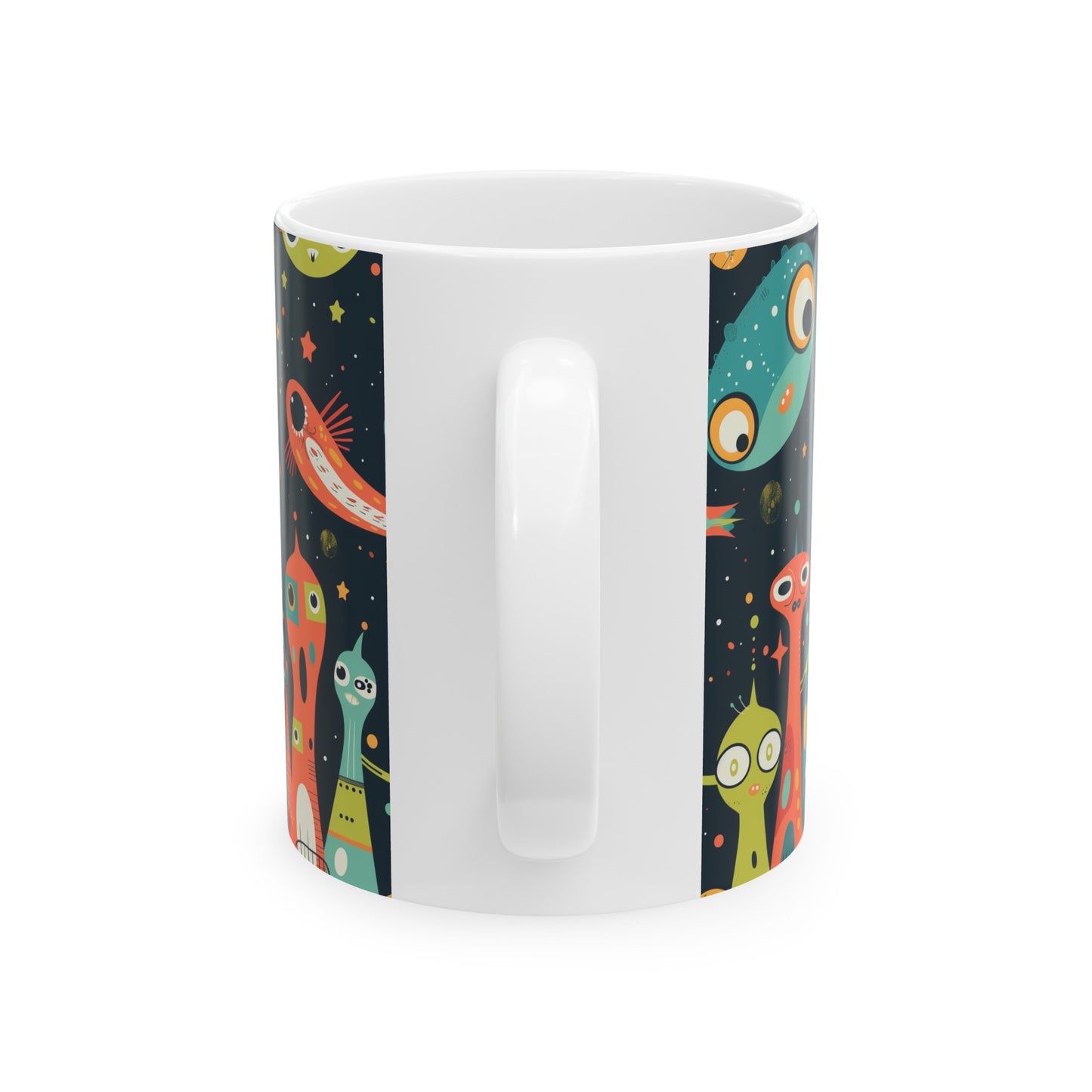 Cartoonish Aliens A - Ceramic Mug Collection