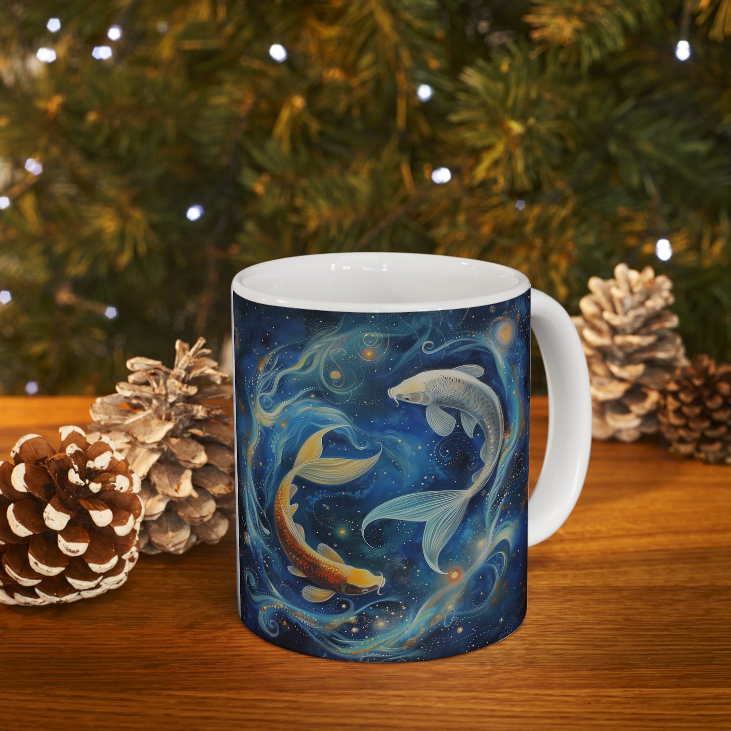 Pisces Celestial #1 - Ceramic Zodiac Mug Collection