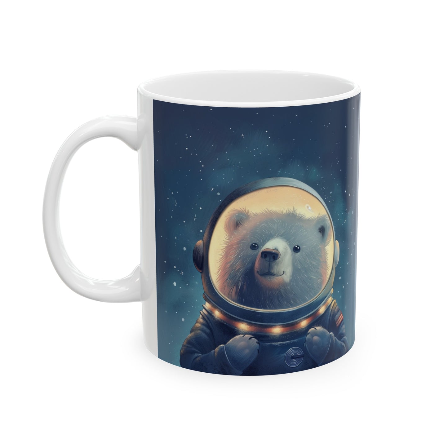 Cute Space Bear C - Ceramic Mug Collection