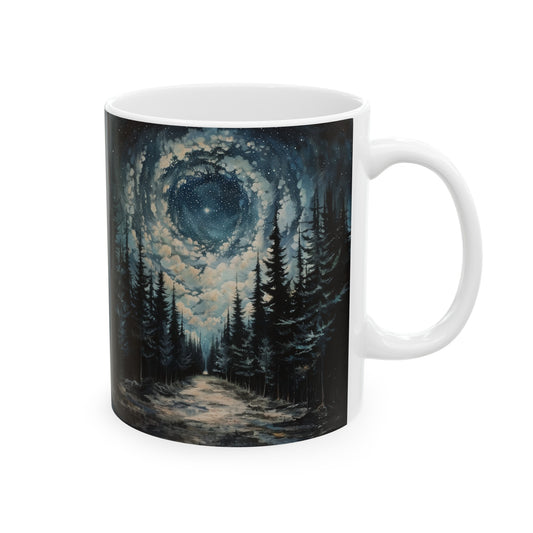 Cosmic Forest D - Ceramic Mug Collection