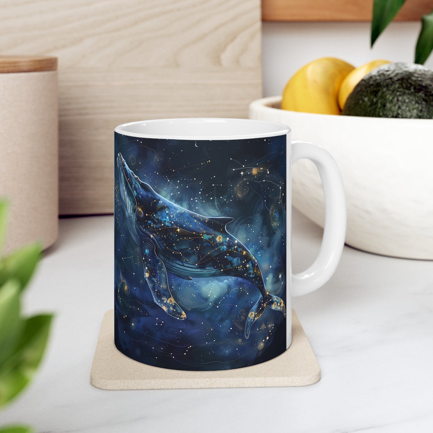 Cosmic Whale A - Ceramic Mug Collection