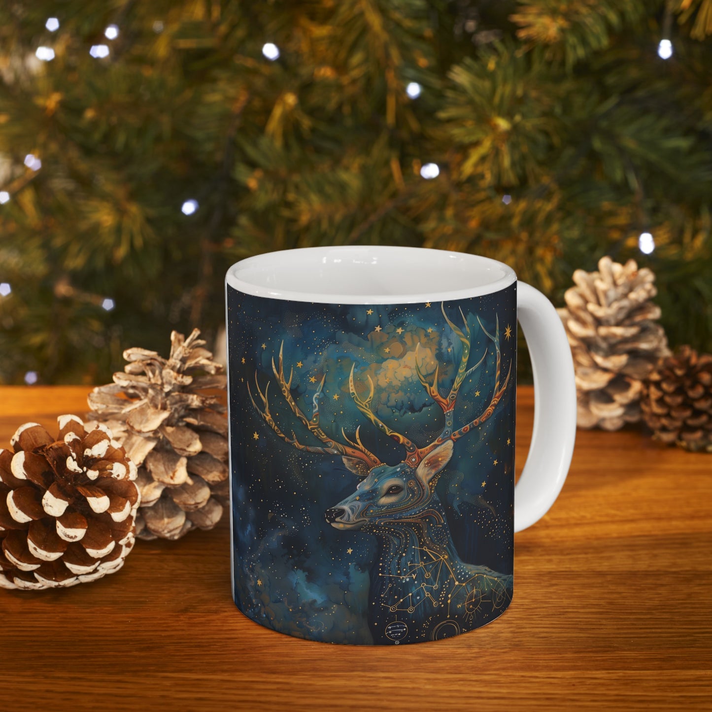 Cosmic Deer C - Ceramic Mug Collection