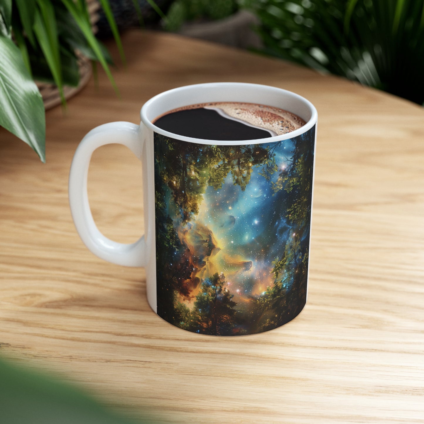 Cosmic Forest C - Ceramic Mug Collection