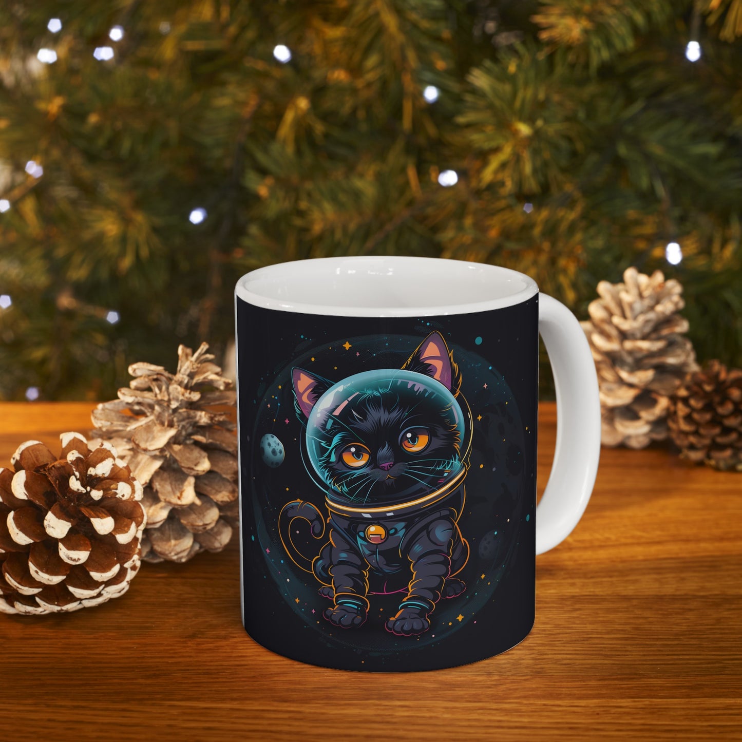 Cute Space Cat A - Ceramic Mug Collection