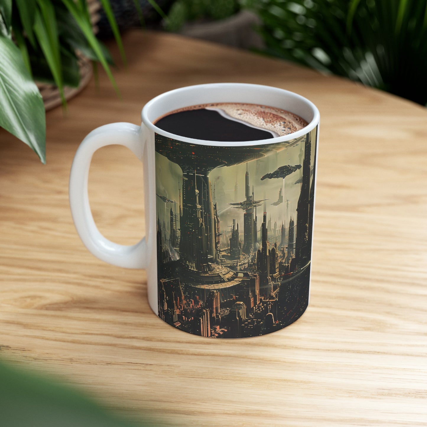 Futuristic City D - Ceramic Mug Collection