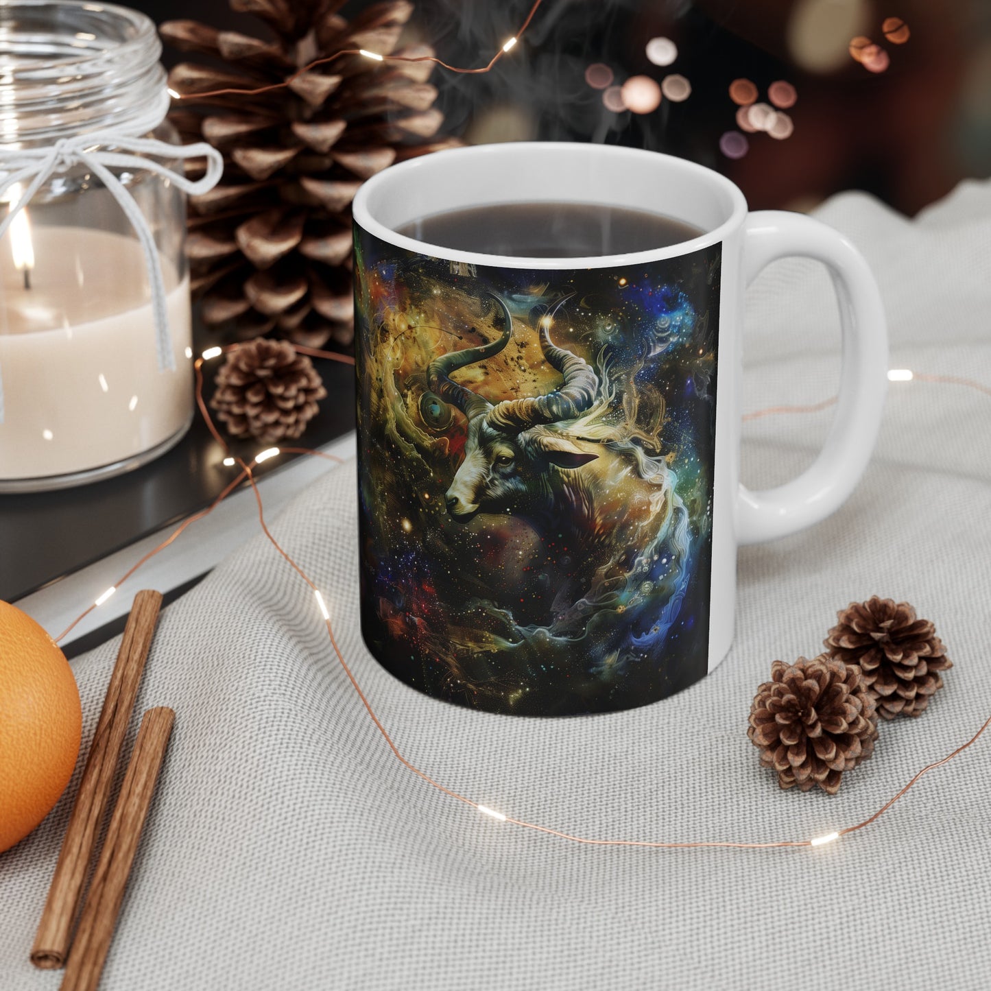 Capricorn Celestial #2 - Ceramic Zodiac Mug Collection