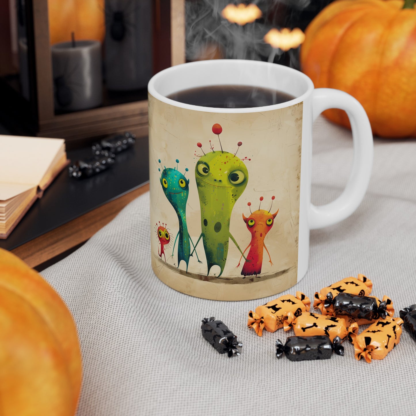 Cartoonish Aliens C - Ceramic Mug Collection