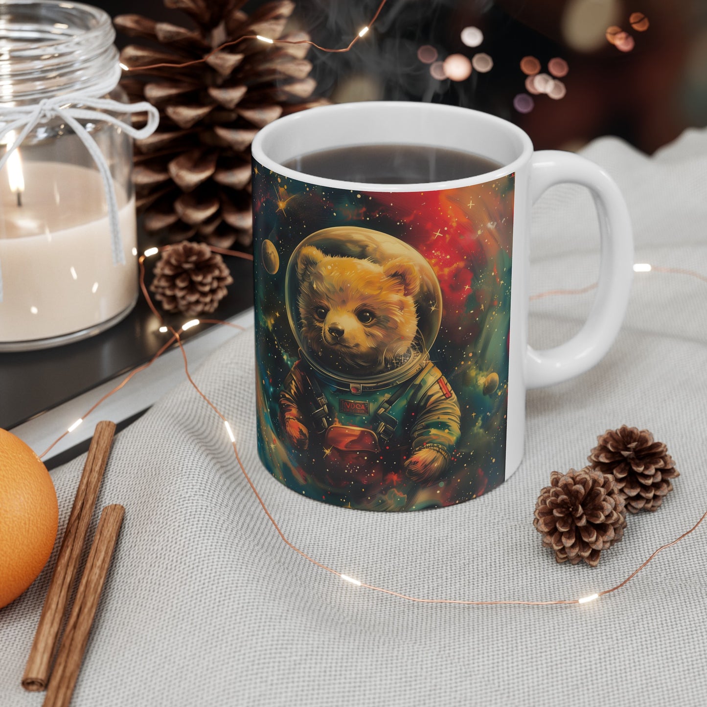 Cute Space Bear A - Ceramic Mug Collection