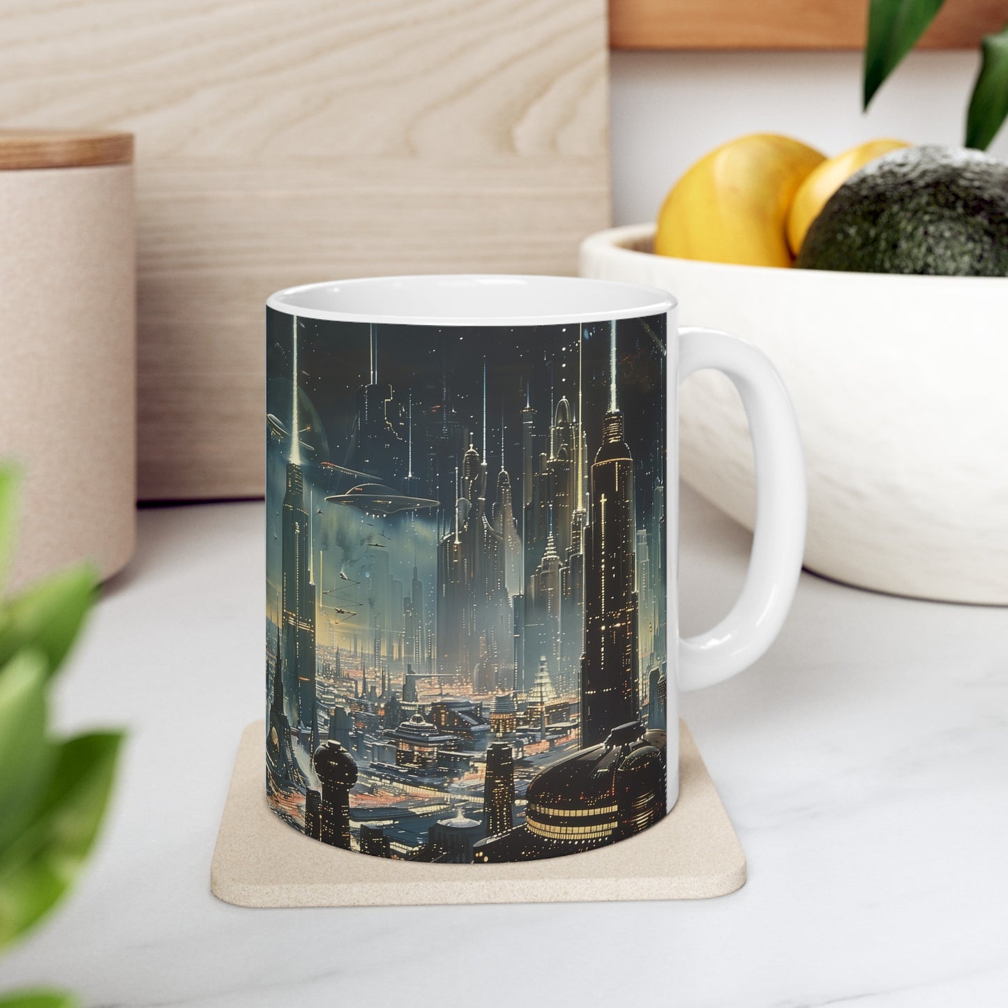 Futuristic City A - Ceramic Mug Collection