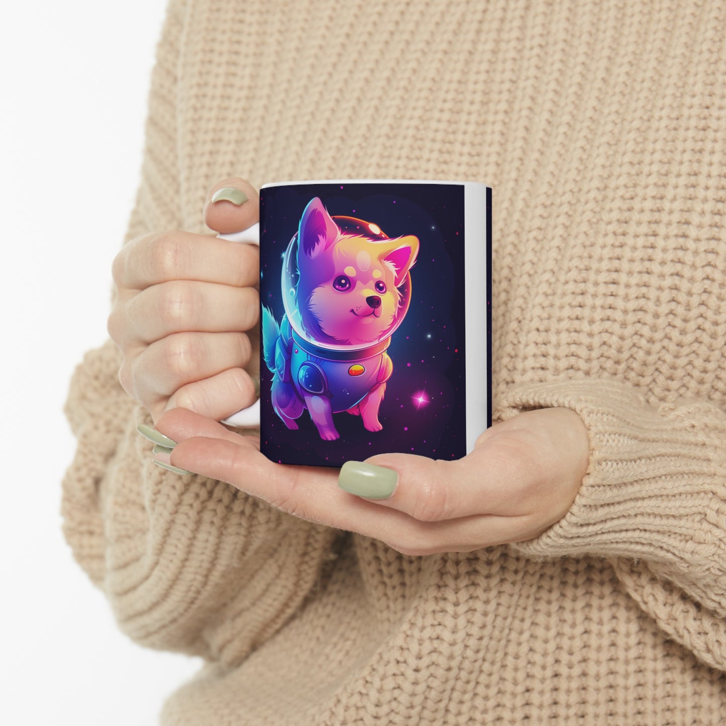 Cute Space Dog B - Ceramic Mug Collection