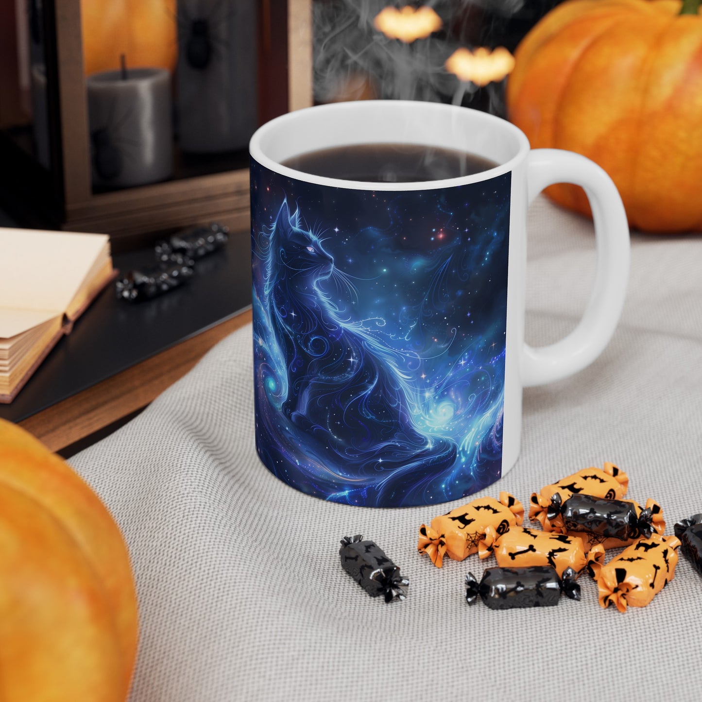 Cosmic Cat A - Ceramic Mug Collection