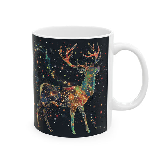 Cosmic Deer D - Ceramic Mug Collection