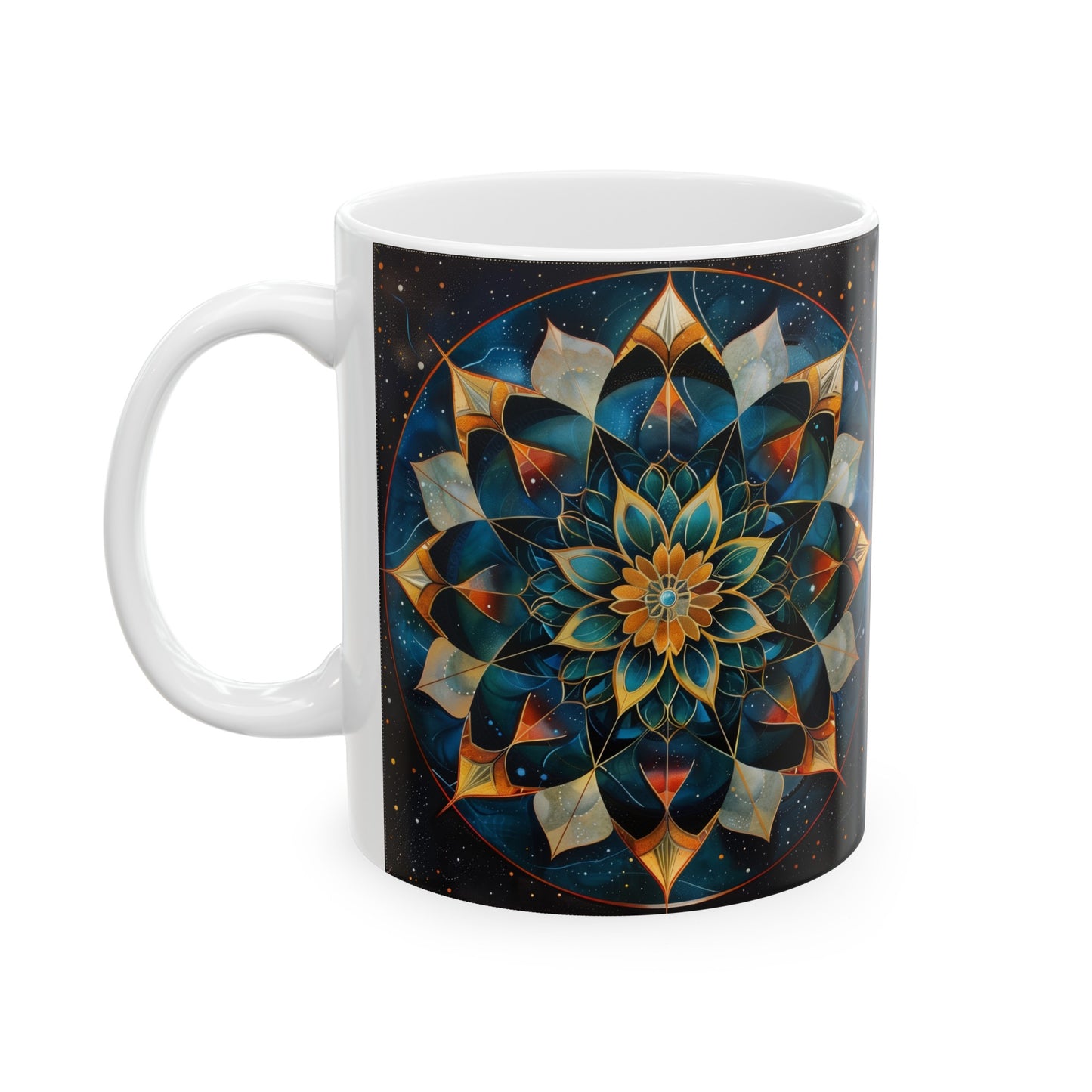 Geometric Mandala A - Ceramic Mug Collection