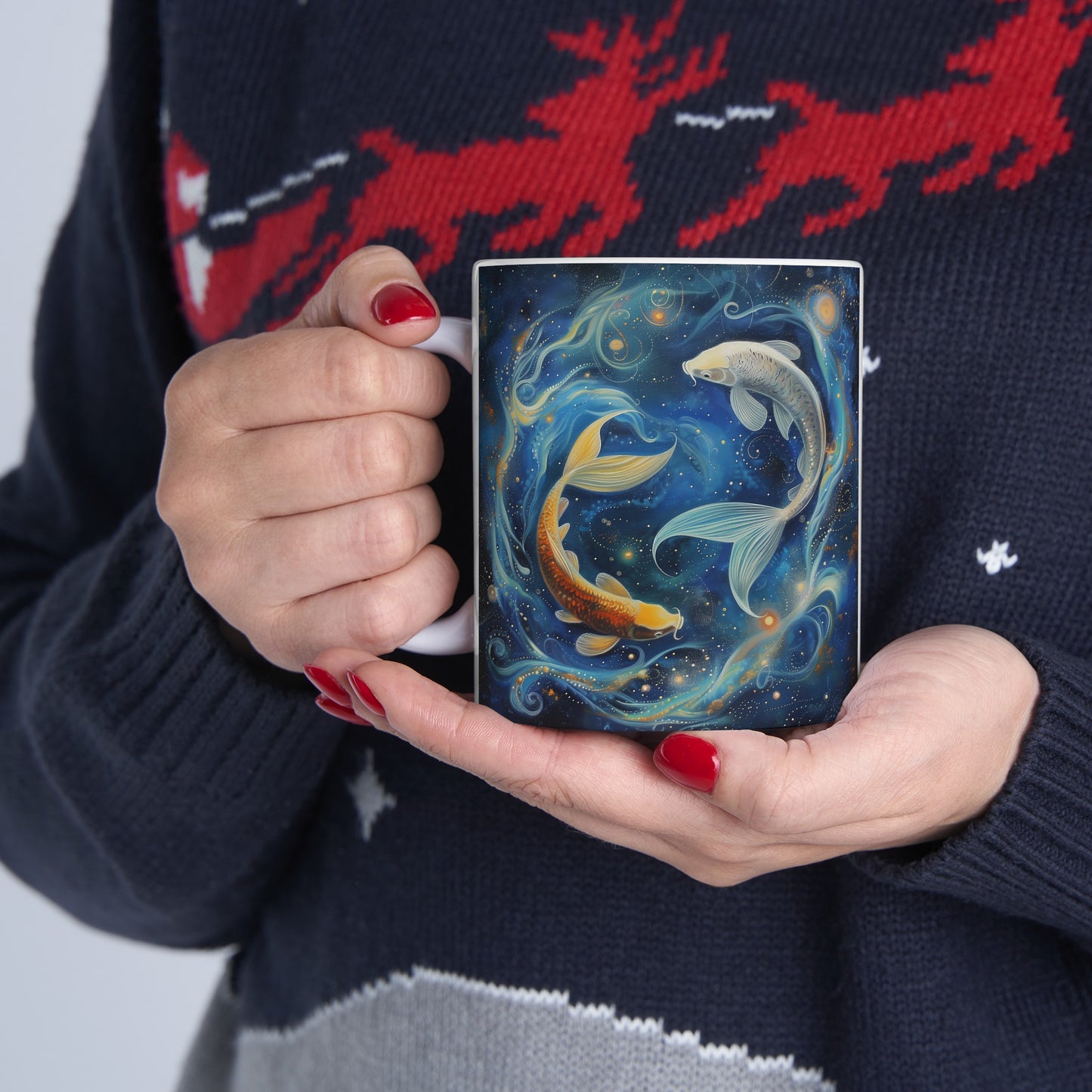 Pisces Celestial #1 - Ceramic Zodiac Mug Collection