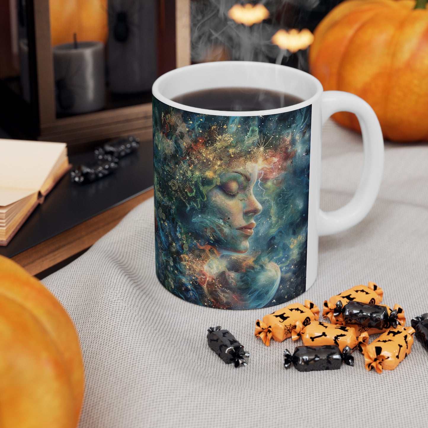 Aquarius Celestial #1 - Ceramic Zodiac Mug Collection