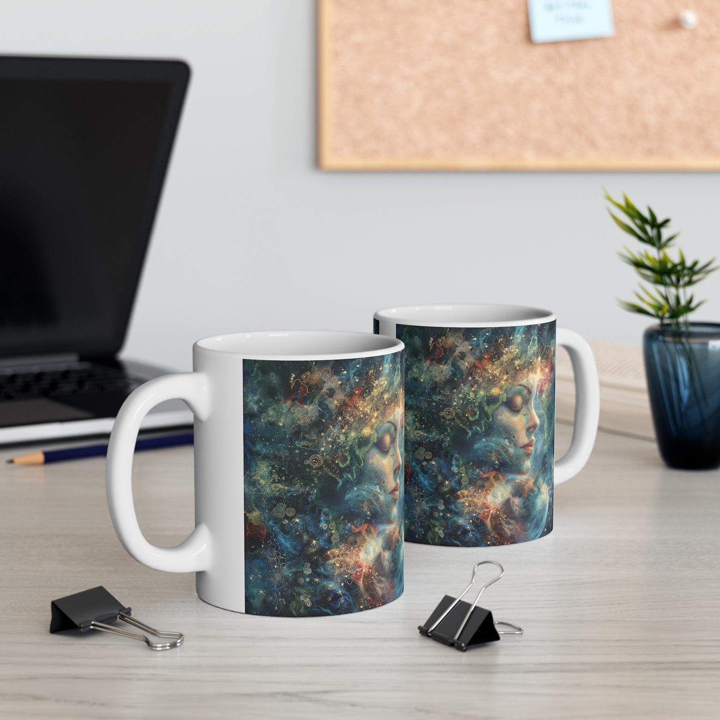 Aquarius Celestial #1 - Ceramic Zodiac Mug Collection