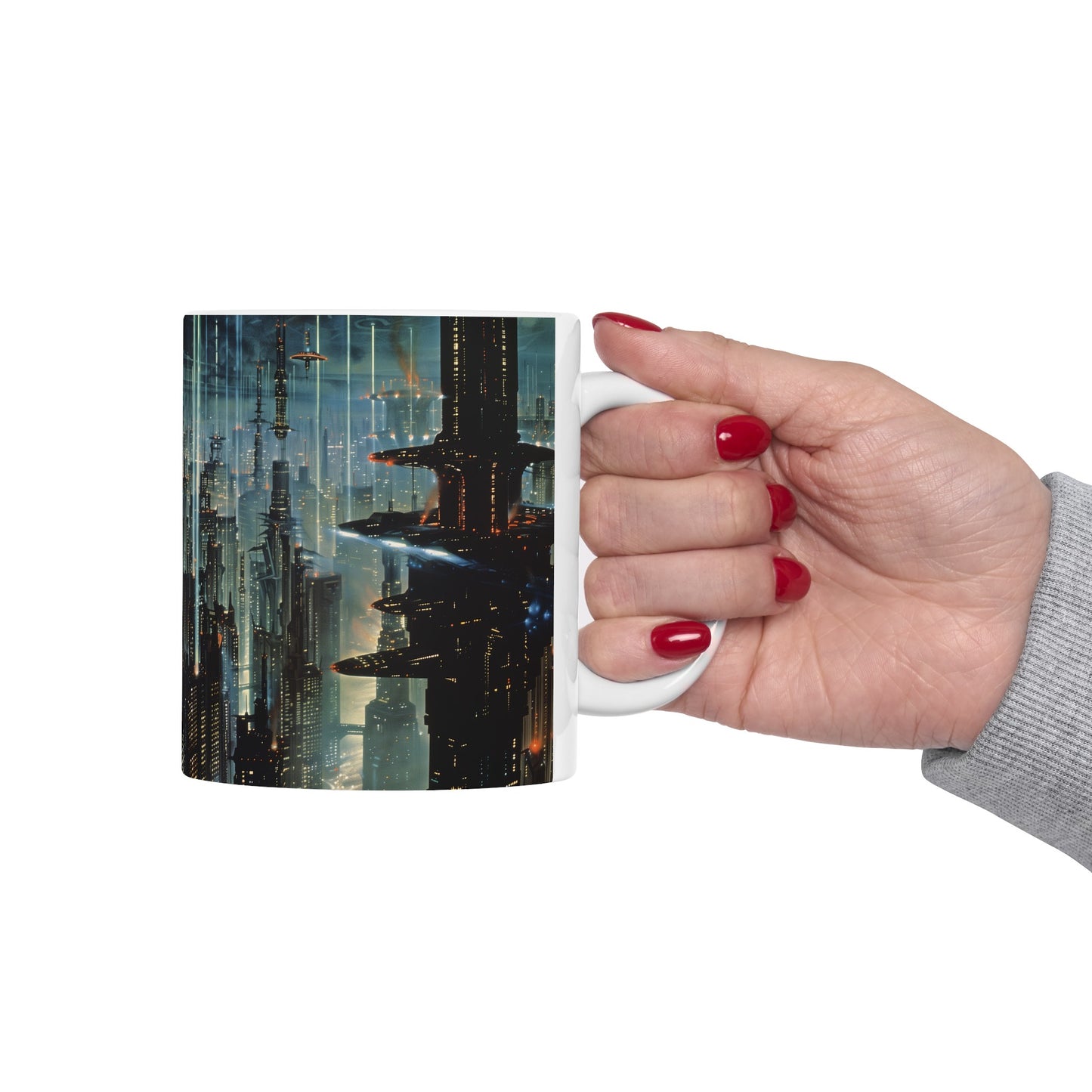 Futuristic City B - Ceramic Mug Collection