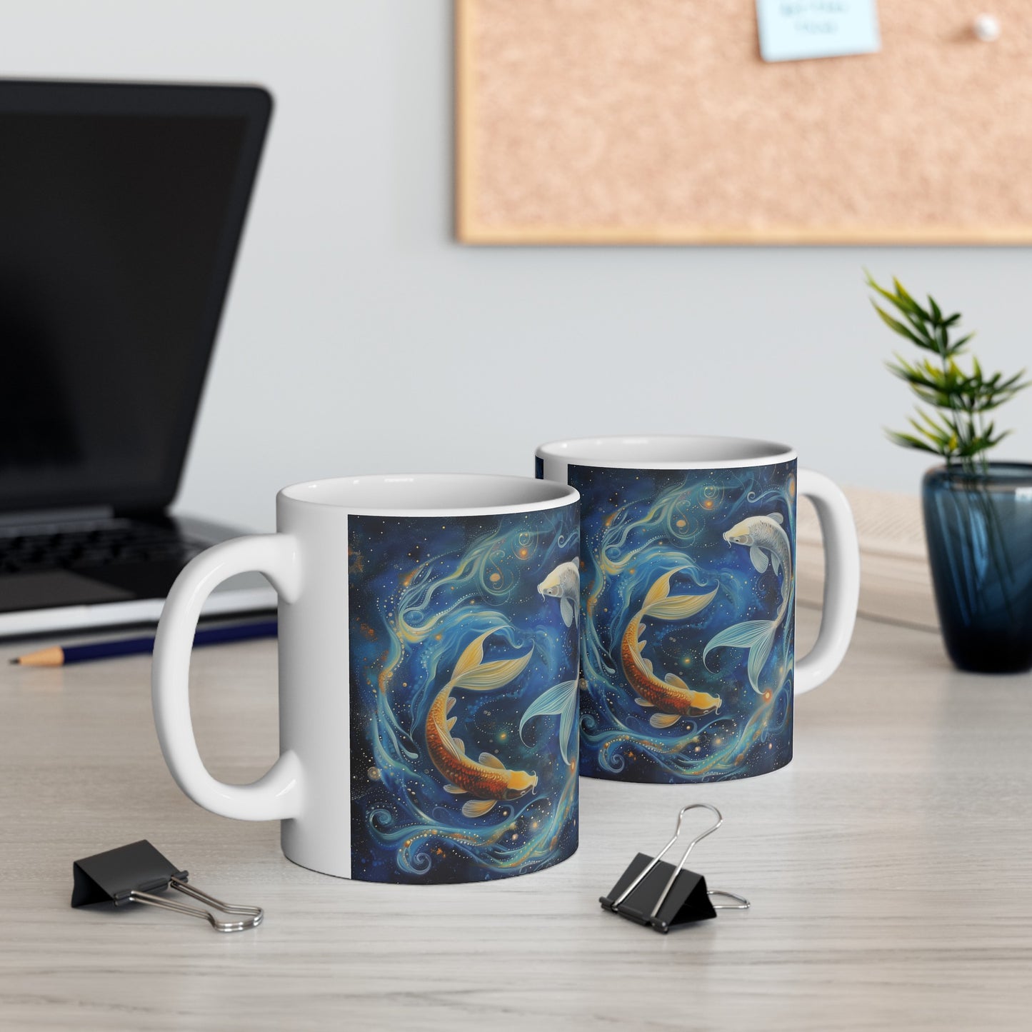 Pisces Celestial #1 - Ceramic Zodiac Mug Collection