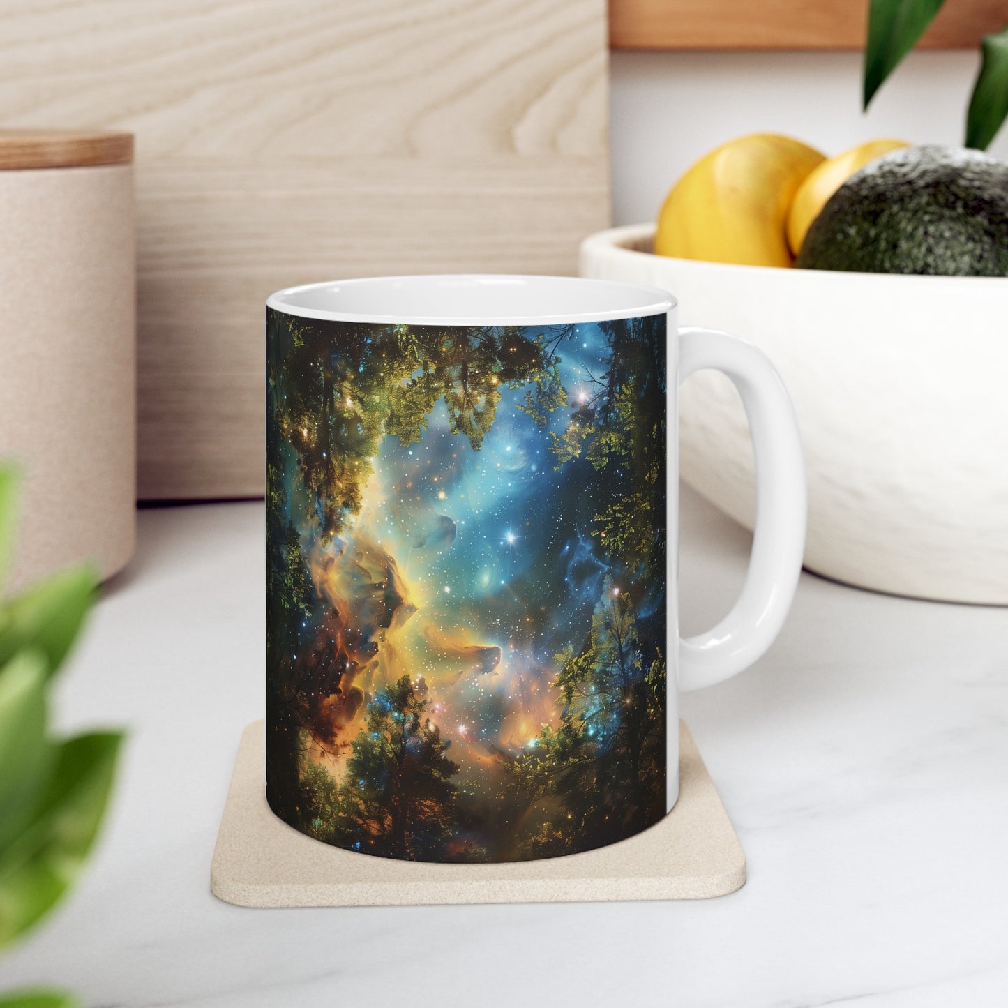 Cosmic Forest C - Ceramic Mug Collection