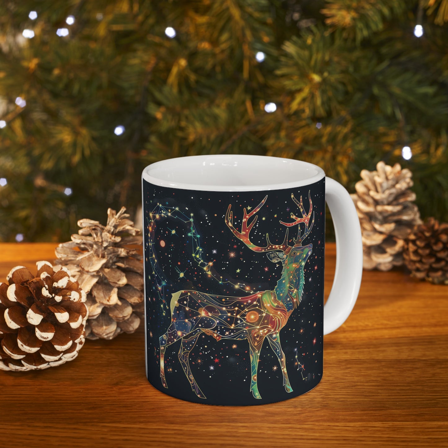 Cosmic Deer D - Ceramic Mug Collection