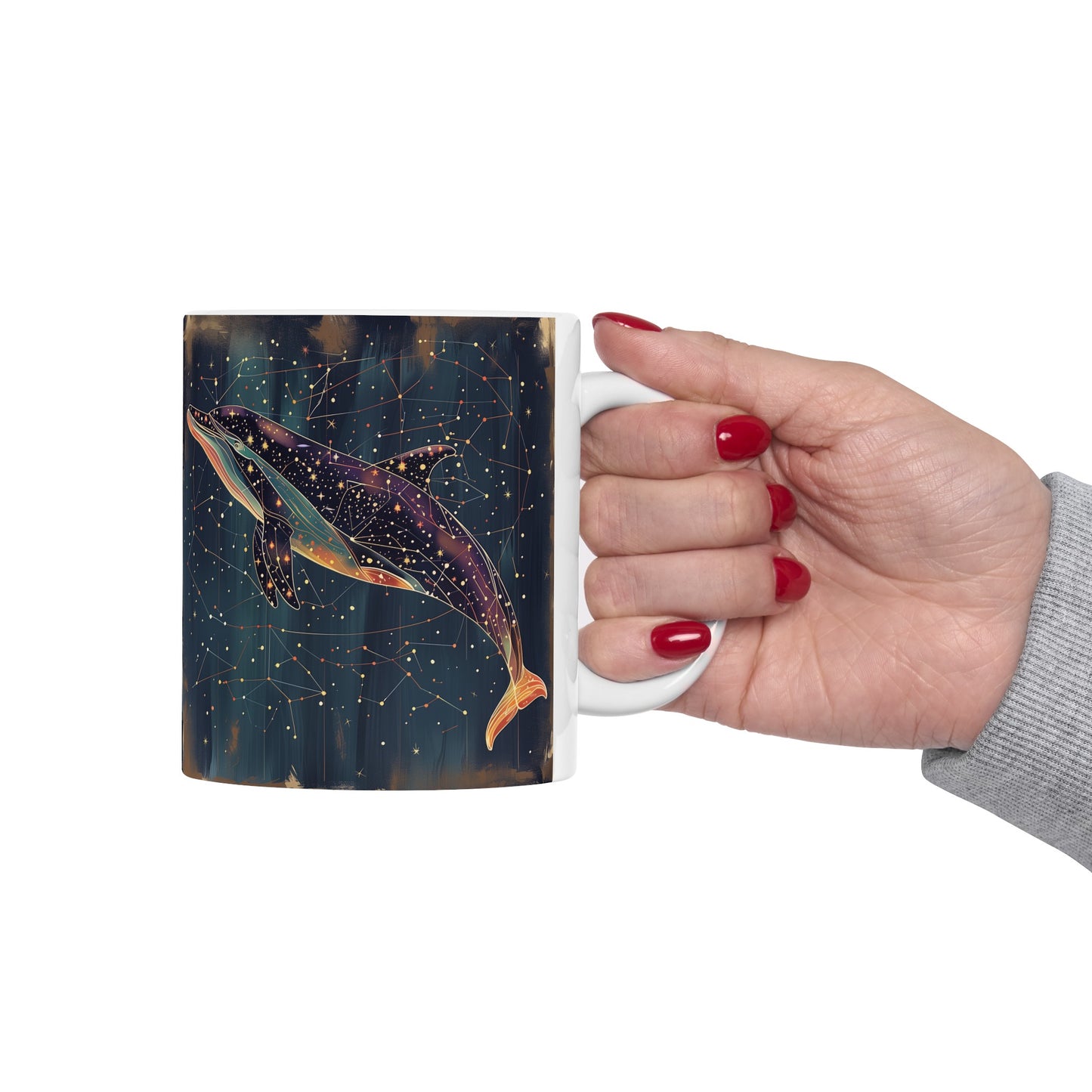 Cosmic Dolphin A - Ceramic Mug Collection