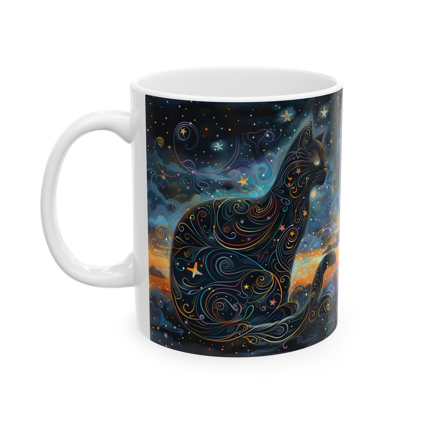 Cosmic Cat B - Ceramic Mug Collection