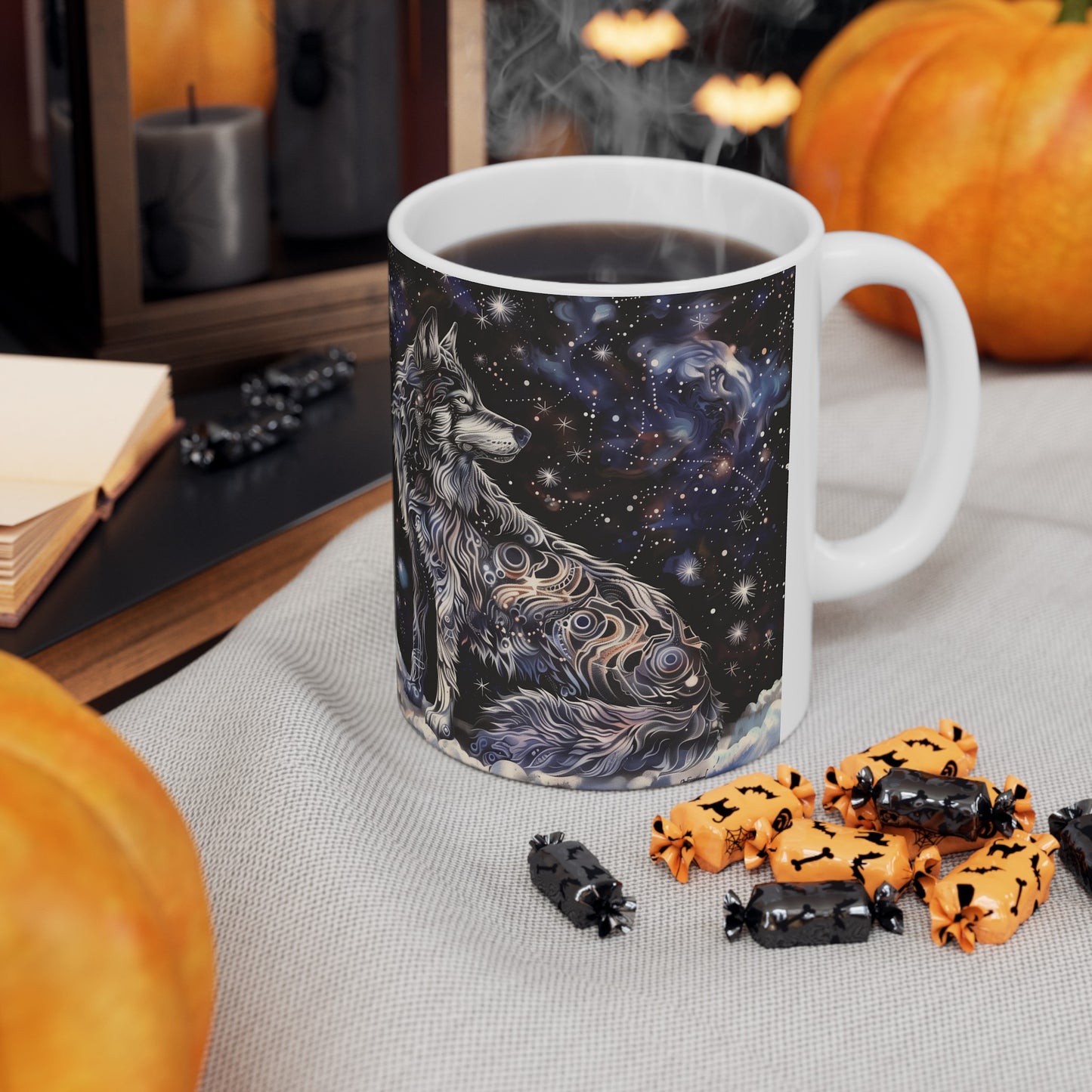 Cosmic Wolf C - Ceramic Mug Collection