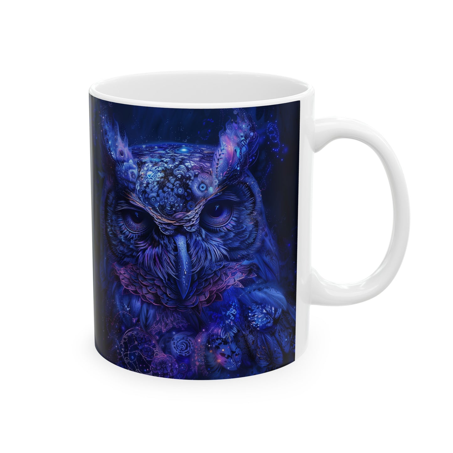 Cosmic Owl C - Ceramic Mug Collection