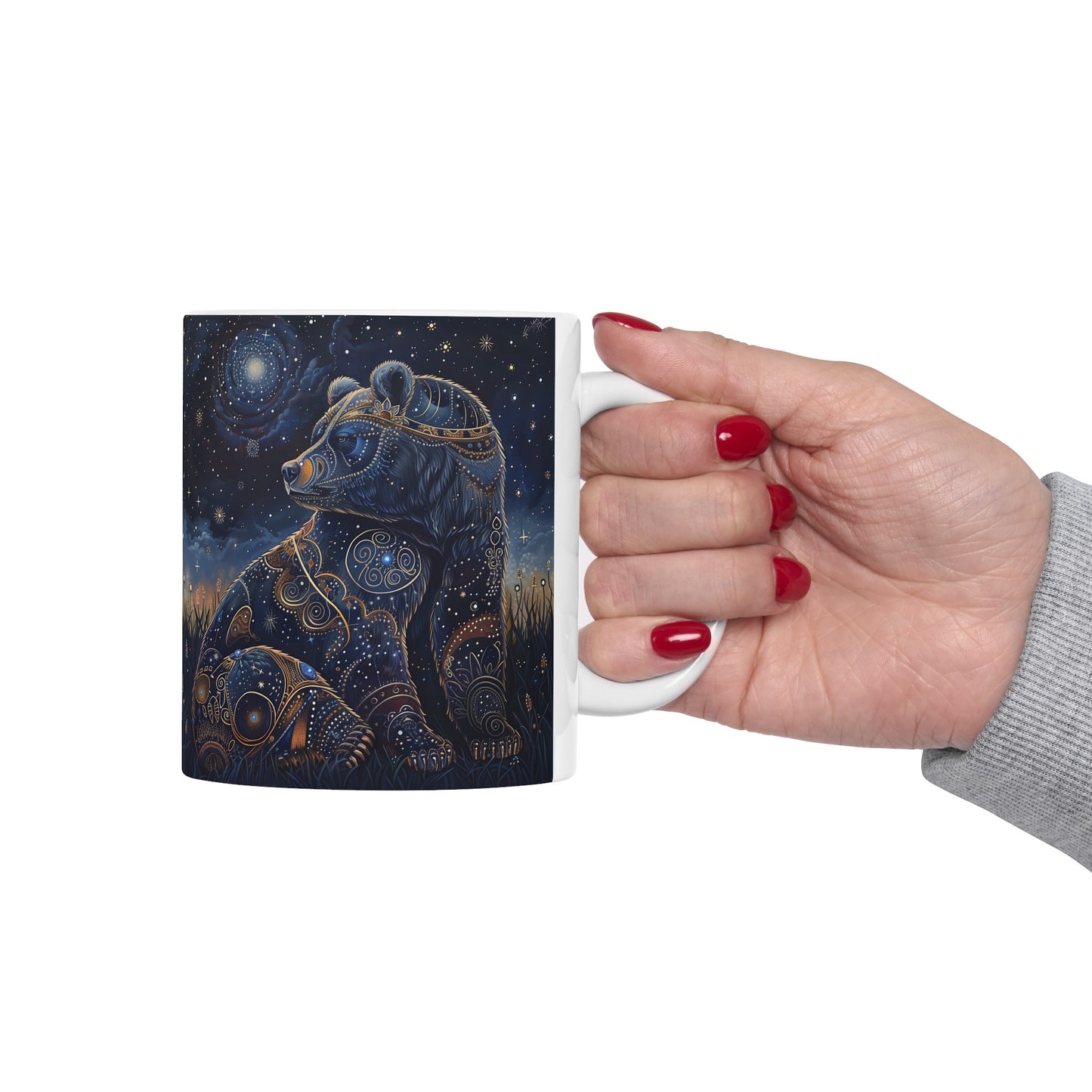 Cosmic Bear D - Ceramic Mug Collection