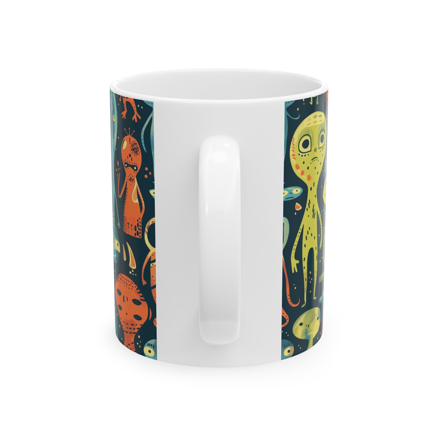 Cartoonish Aliens B - Ceramic Mug Collection