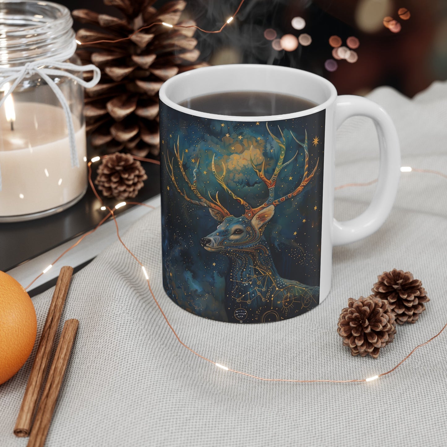 Cosmic Deer C - Ceramic Mug Collection