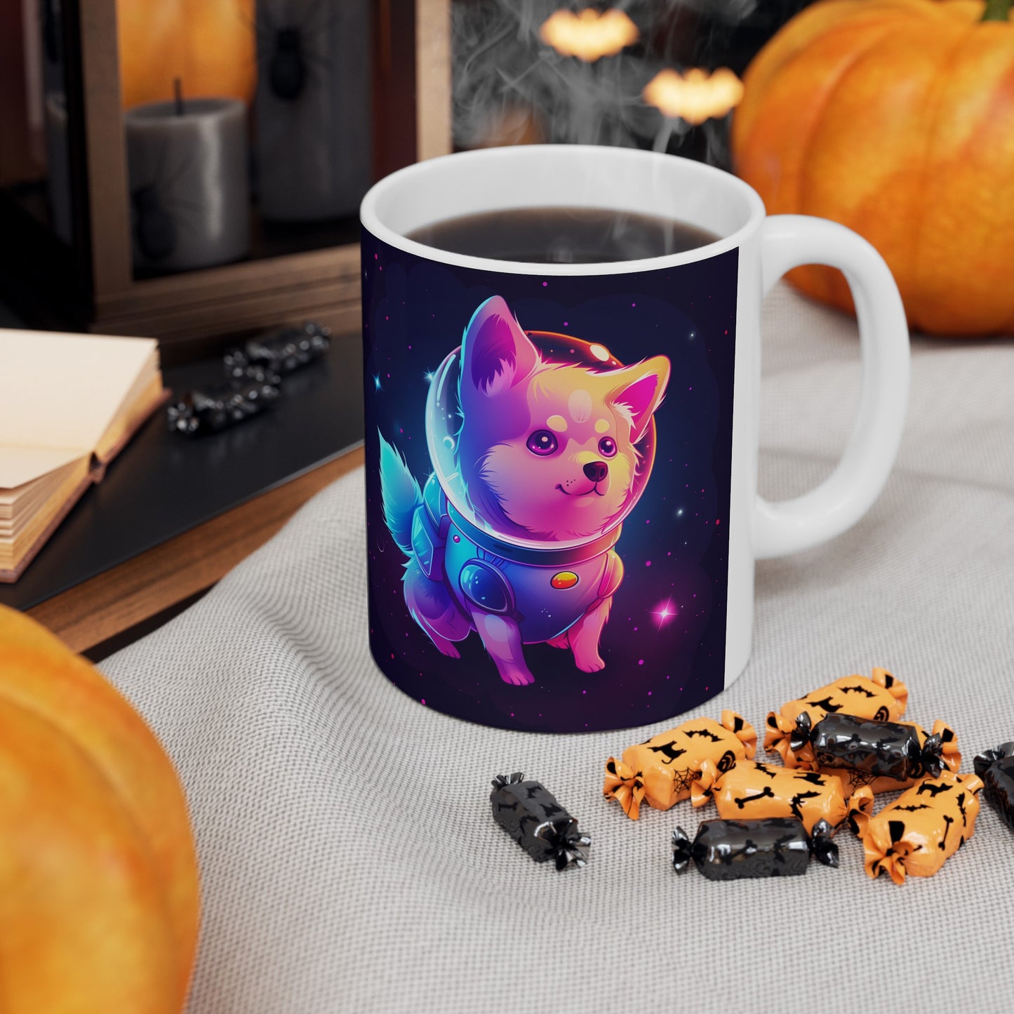 Cute Space Dog B - Ceramic Mug Collection