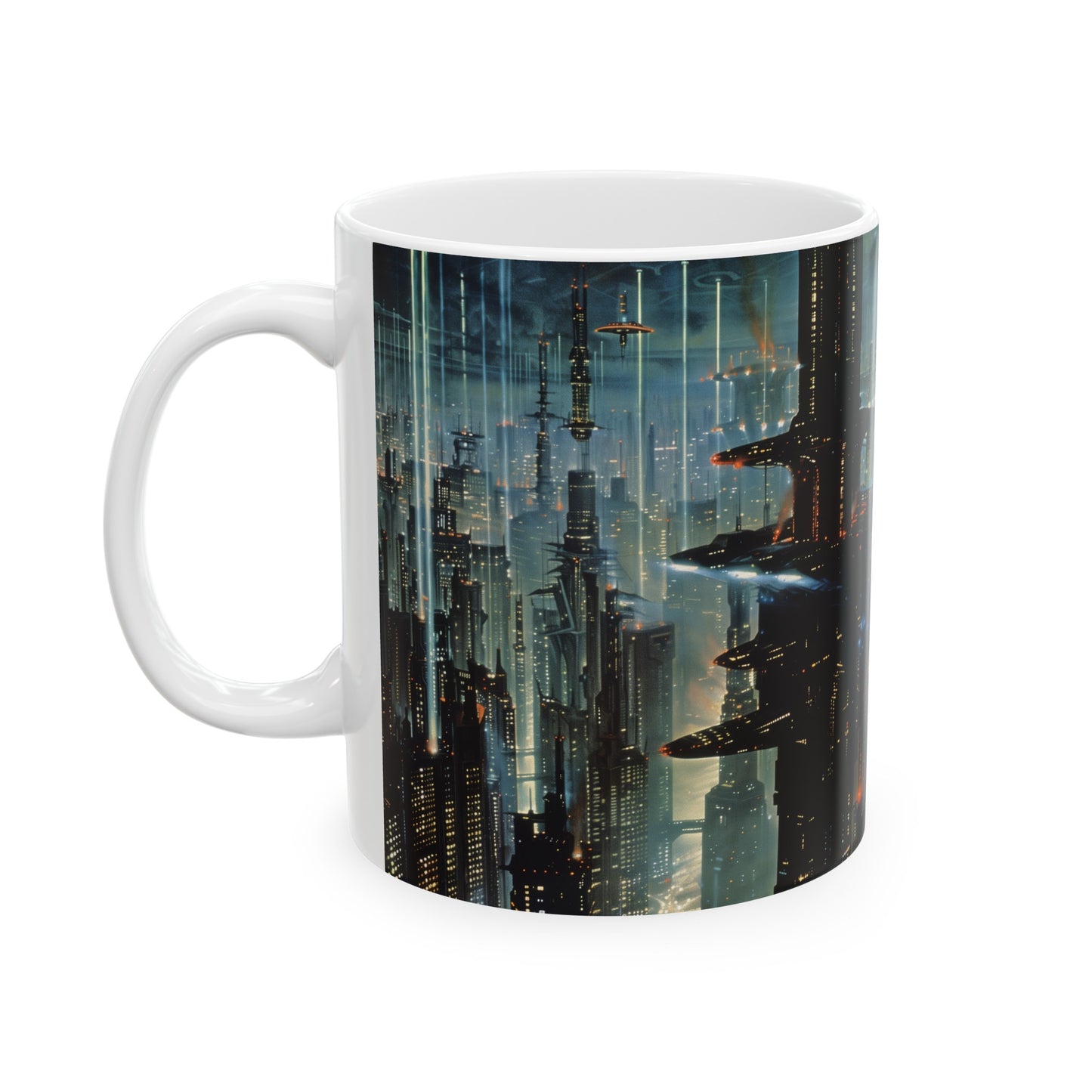 Futuristic City B - Ceramic Mug Collection