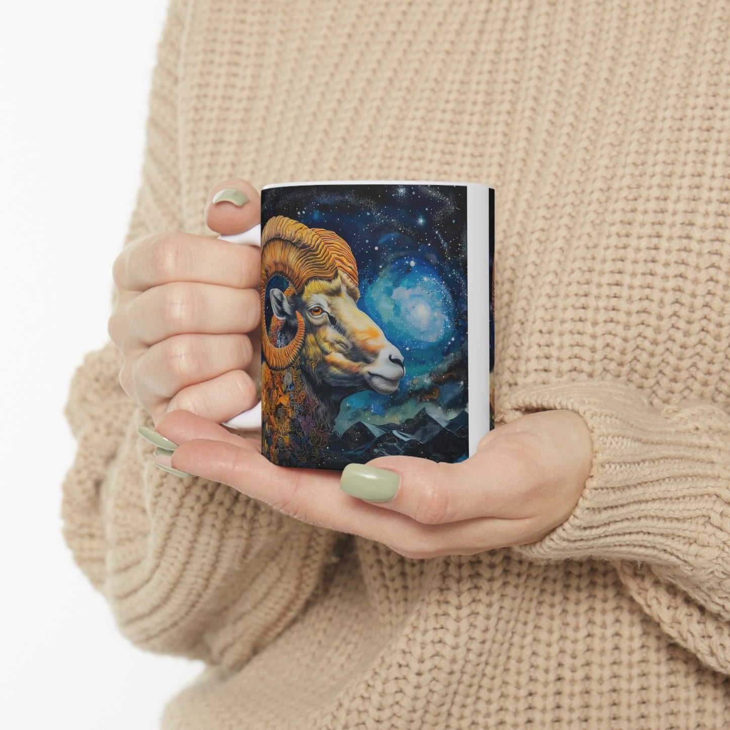 Aries Celestial #4 - Ceramic Zodiac Mug Collection