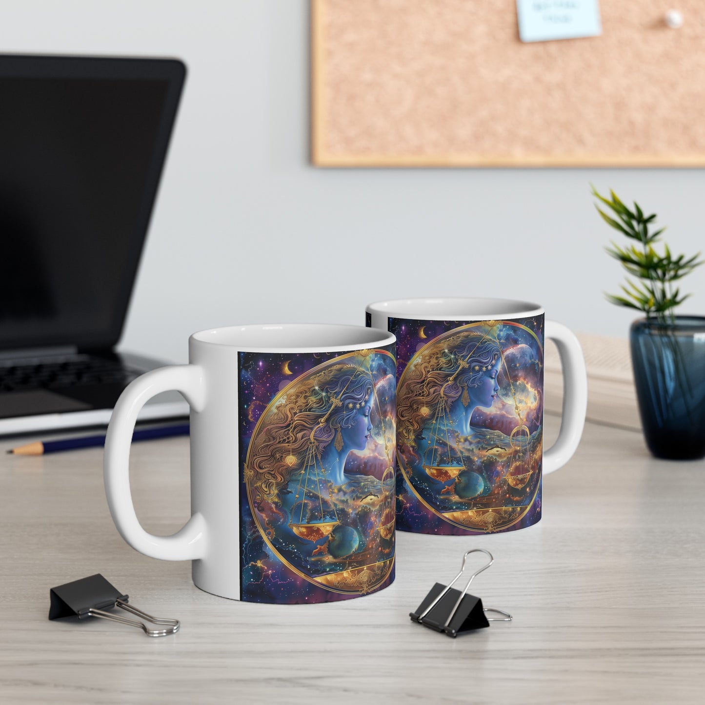 Libra Celestial #4 - Ceramic Zodiac Mug Collection